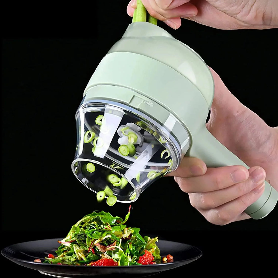 4 In 1 Electric Vegetable Cutter Set - Wireless Food Processor