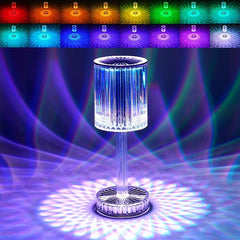 Beautiful Crystal Table Lamp With Touch Control - Home Decor Lamp
